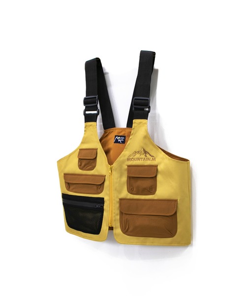 go slow caravan（ゴースローキャラバン）の「MOUNTAIN MANIA/マウンテンマニア FISHIMG VEST COLOR SCHEME（ベスト・メンズ・ブラック/ベージュ/カーキ・MEDIUM/LARGE）」の4枚目の写真