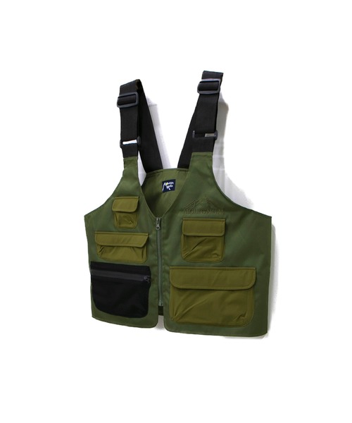 go slow caravan（ゴースローキャラバン）の「MOUNTAIN MANIA/マウンテンマニア FISHIMG VEST COLOR SCHEME（ベスト・メンズ・ブラック/ベージュ/カーキ・MEDIUM/LARGE）」の15枚目の写真