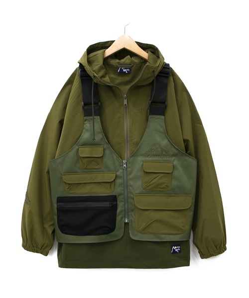 go slow caravan（ゴースローキャラバン）の「MOUNTAIN MANIA/マウンテンマニア FISHIMG VEST COLOR SCHEME（ベスト・メンズ・ブラック/ベージュ/カーキ・MEDIUM/LARGE）」の18枚目の写真