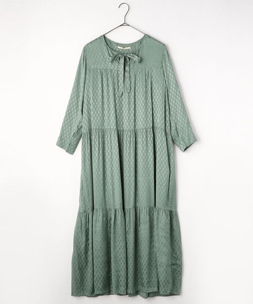 Quittez ヌキテパ ペイズリージャガードティアードドレス をセール価格で購入できます Freaks ワンピース Pas Ne ヌキテパ ペイズリージャガードティアードドレス