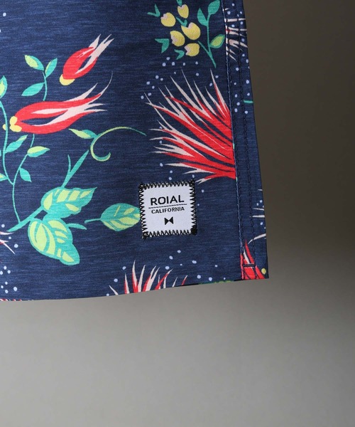 roial（ロイアル）の「R901MCO03E / ROIAL（ロイアル）花柄2WAY水着&ショートパンツ（水着・メンズ・ホワイト/ネイビー・SMALL/MEDIUM/LARGE）」の3枚目の写真