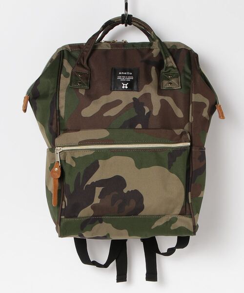 anello（アネロ）の「WEGO/anello 口金リュック（バックパック/リュック・レディース・ブラック/ネイビー/サックスブルー/その他1/その他2/グレー系その他/ピンク系その他/トリコロール/レッド/カーキ/ブルー・FREE）」の9枚目の写真