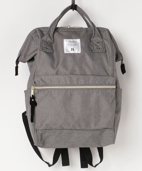 anello（アネロ）の「WEGO/anello 口金リュック（バックパック/リュック・レディース・ブラック/ネイビー/サックスブルー/その他1/その他2/グレー系その他/ピンク系その他/トリコロール/レッド/カーキ/ブルー・FREE）」の3枚目の写真