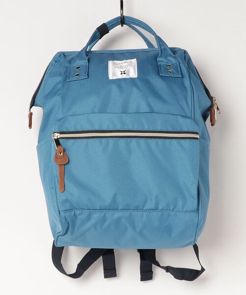 anello（アネロ）の「WEGO/anello 口金リュック（バックパック/リュック・レディース・ブラック/ネイビー/サックスブルー/その他1/その他2/グレー系その他/ピンク系その他/トリコロール/レッド/カーキ/ブルー・FREE）」の6枚目の写真