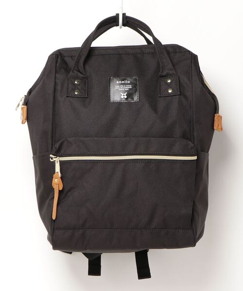 anello（アネロ）の「WEGO/anello 口金リュック（バックパック/リュック・レディース・ブラック/ネイビー/サックスブルー/その他1/その他2/グレー系その他/ピンク系その他/トリコロール/レッド/カーキ/ブルー・FREE）」の2枚目の写真