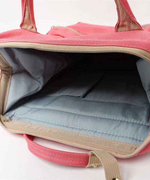 anello（アネロ）の「WEGO/anello 口金リュック（バックパック/リュック・レディース・ブラック/ネイビー/サックスブルー/その他1/その他2/グレー系その他/ピンク系その他/トリコロール/レッド/カーキ/ブルー・FREE）」の17枚目の写真