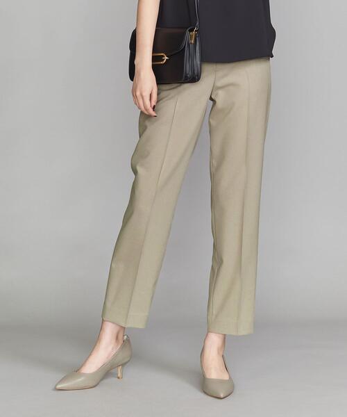 BEAUTY&YOUTH UNITED ARROWS（ビューティーアンドユースユナイテッドアローズ）の「BY ポリエステルツイルテーパード9分丈パンツ о（その他パンツ・レディース・ブラック/オリーブ/モカ・LARGE/MEDIUM/SMALL）」の5枚目の写真