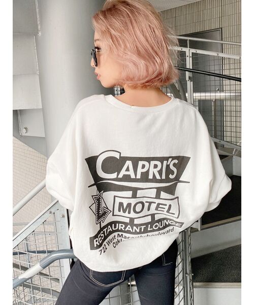 GYDA（ジェイダ）の「ONLY REALスウェットプルオーバー（スウェット・レディース・オフホワイト/ピンク/マスタード/カーキ・FREE）」の5枚目の写真