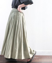 classicalelf | 綿100％　風まとう、たっぷりフレアマキシスカート(スカート)