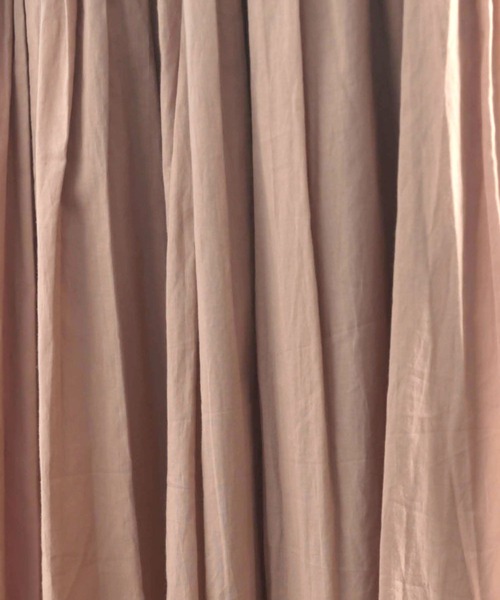 classicalelf（クラシカルエルフ）の「綿100％　風まとう、たっぷりフレアマキシスカート（スカート・レディース・ベージュ/ブラウン/ライトグリーン/ラベンダー/チャコール/イエロー・MEDIUM/X-LARGE）」の7枚目の写真