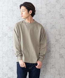 MBさん着用【BLUE STANDARD】オーガニックコットンビッグシルエットロングTシャツ サスティナビリティの原料、染色、労働環境基準をクリア―した商品
