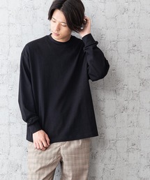 ＭＢさん着用【BLUE STANDARD】オーガニックコットンビッグシルエットロングTシャツ　サスティナビリティの原料、染色、労働環境基準をクリア―した商品