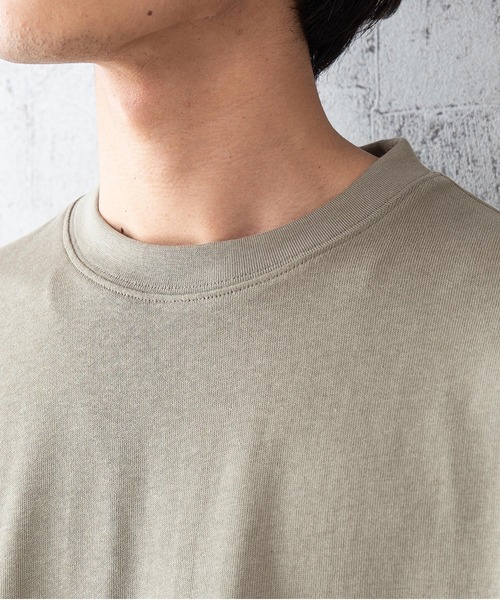 Blue Standard (ブルースタンダード)の「MBさん着用【BLUE STANDARD】オーガニックコットンビッグシルエットロングTシャツ サスティナビリティの原料、染色、労働環境基準をクリア―した商品(Tシャツ/カットソー・メンズ・ホワイト/ブラック/レンガ/オリーブ/ベージュ・MEDIUM/LARGE/X-LARGE)」の6枚目の写真