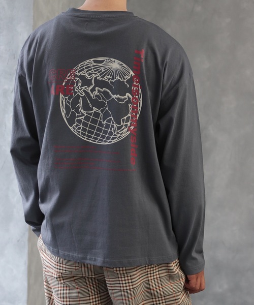 セール 地球儀ロングtee Tシャツ カットソー Creare Lino クレアーレリノ のファッション通販 Zozotown
