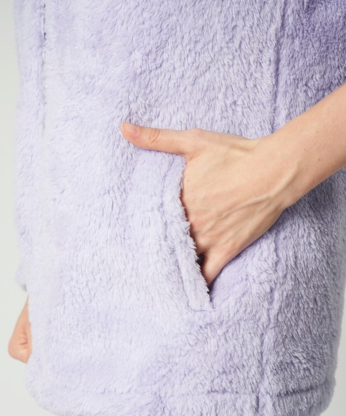 BENETTON (UNITED COLORS OF BENETTON)(ベネトンユナイテッドカラーズオブベネトン)の「【BENETTON / ベネトン】レディース ジップアップボアパーカー アウター スポーティー アウトドア(パーカー・レディース・ブラック/パープル/ブルー・LARGE/SMALL/MEDIUM)」の10枚目の写真