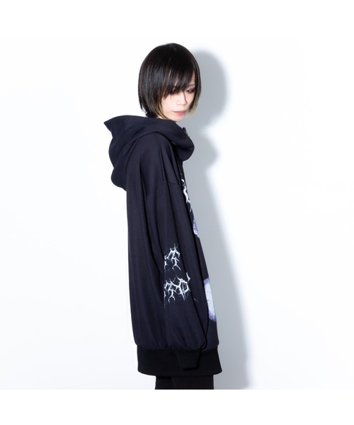 TRAVAS TOKYO Bicolor half zip hoodie 【公式通販】