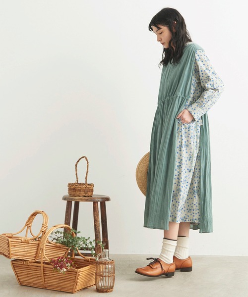 ✴︎リメイクワンピース＊トップスゆったり＊サウスポーキャンティー＊ラムラム☆ ✴︎リメイクワンピース＊トップスゆったり＊サウスポーキャン