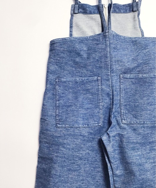 ソフトデニムサロペット qualite ソフトデニムオールインワン qualite