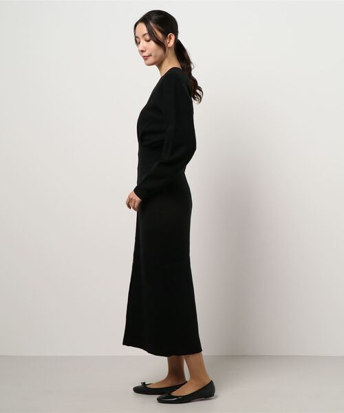 MOUSSY(マウジー)の「TUCK FIT ニットドレス(ワンピース MOUSSY(マウジー)の「TUCK FIT ニットドレス(ワンピース