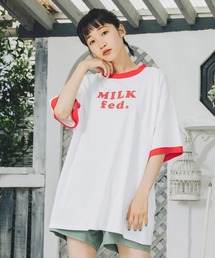 CONTRAST RIB S/S TEE