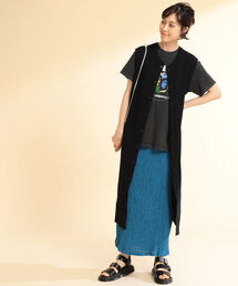 Ray BEAMS | Champion × Ray BEAMS / 別注 ノーカラー ワンピース(ワンピース)