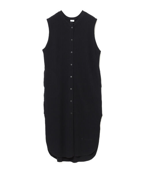 Ray BEAMS（レイビームス）の「Champion × Ray BEAMS / 別注 ノーカラー ワンピース（ワンピース・レディース・ブラウン系その他5/ライトグレー/ブラック・ONE SIZE）」の11枚目の写真