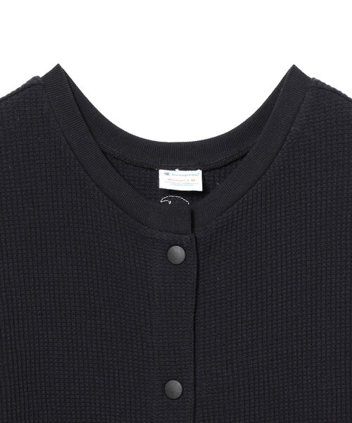 Ray BEAMS（レイビームス）の「Champion × Ray BEAMS / 別注 ノーカラー ワンピース（ワンピース・レディース・ブラウン系その他5/ライトグレー/ブラック・ONE SIZE）」の13枚目の写真