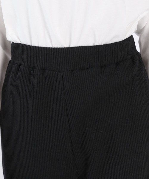 LOWRYS FARM（ローリーズファーム）の「ｓｅｌｆｃｕｔリブフレアパンツ　931748（その他パンツ・レディース・ブラック/ブラウン/イエロー/グリーン/アイボリー・FREE）」の10枚目の写真