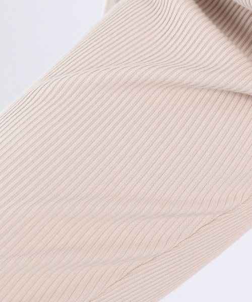 LOWRYS FARM（ローリーズファーム）の「ｓｅｌｆｃｕｔリブフレアパンツ　931748（その他パンツ・レディース・ブラック/ブラウン/イエロー/グリーン/アイボリー・FREE）」の15枚目の写真