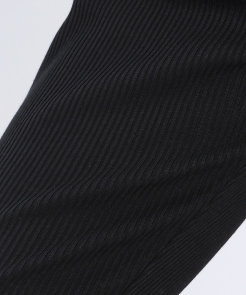 LOWRYS FARM（ローリーズファーム）の「ｓｅｌｆｃｕｔリブフレアパンツ　931748（その他パンツ・レディース・ブラック/ブラウン/イエロー/グリーン/アイボリー・FREE）」の16枚目の写真