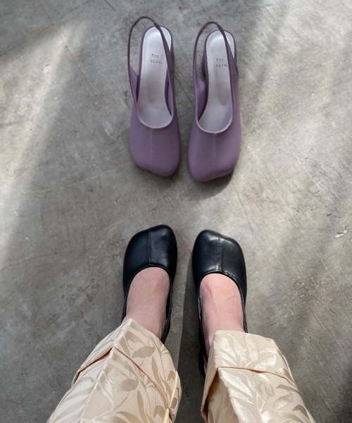 chuclla(チュクラ)の「Wide-toe cylinder-heels pumps sb-6 chs106(パンプス・レディース・ホワイト/ラベンダー/ブラック・38/40/36/37/39)」の4枚目の写真