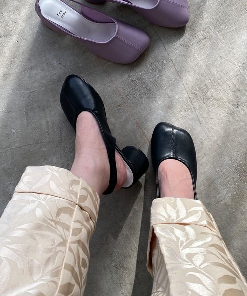 chuclla(チュクラ)の「Wide-toe cylinder-heels pumps sb-6 chs106(パンプス・レディース・ホワイト/ラベンダー/ブラック・38/40/36/37/39)」の7枚目の写真