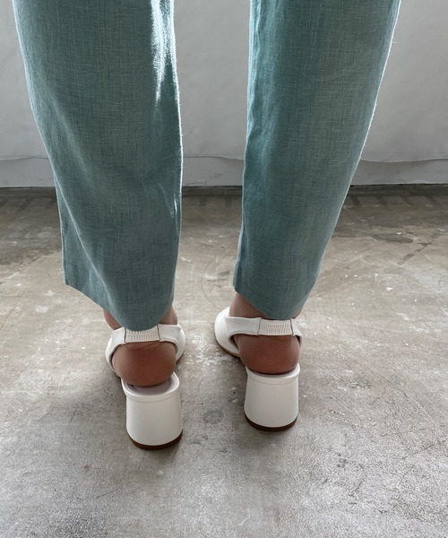 chuclla(チュクラ)の「Wide-toe cylinder-heels pumps sb-6 chs106(パンプス・レディース・ホワイト/ラベンダー/ブラック・38/40/36/37/39)」の14枚目の写真