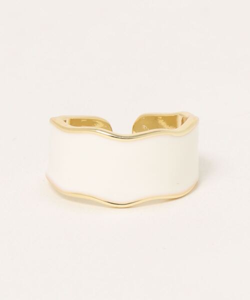 jumelle（ジュメロ）の「ペイントリング（リング・レディース・ホワイト/ブラウン・12）」の13枚目の写真