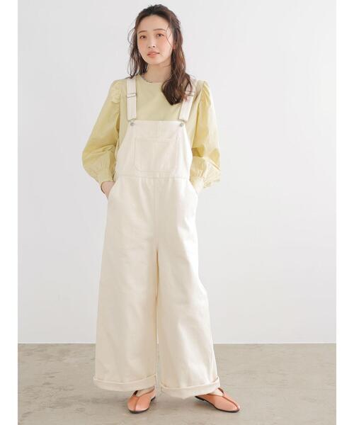 Green Parks(グリーンパークス)の「ボリュームスリーブドッキングカットプルオーバー*(Tシャツ/カットソー・レディース・オフホワイト/ライトグレー/ブラック/ライトグリーン・FREE)」の21枚目の写真