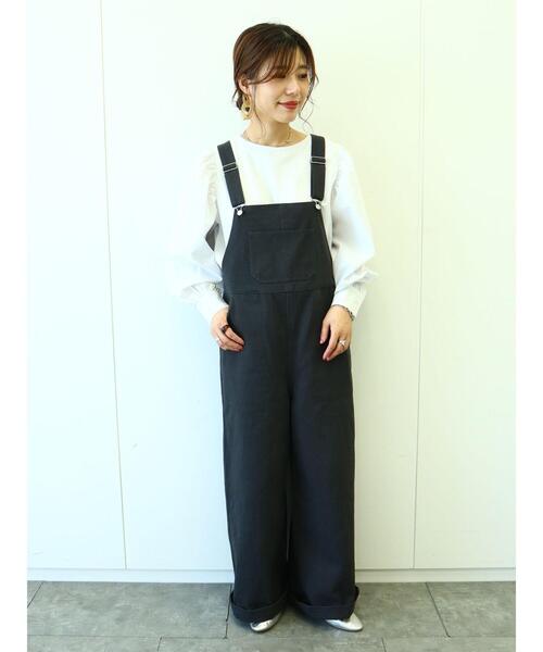 Green Parks(グリーンパークス)の「ボリュームスリーブドッキングカットプルオーバー*(Tシャツ/カットソー・レディース・オフホワイト/ライトグレー/ブラック/ライトグリーン・FREE)」の11枚目の写真