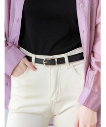 モノトーンシンプルスリムベルト