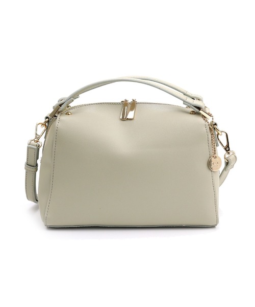 T・S・L(ティーエスエル)の「かまぼこ型2wayミニボストンバッグ(ボストンバッグ・レディース・ブラック/アイボリー/ミント/ピンクベージュ・FREE)」の12枚目の写真