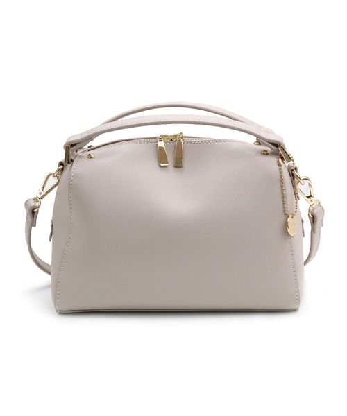 T・S・L(ティーエスエル)の「かまぼこ型2wayミニボストンバッグ(ボストンバッグ・レディース・ブラック/アイボリー/ミント/ピンクベージュ・FREE)」の9枚目の写真