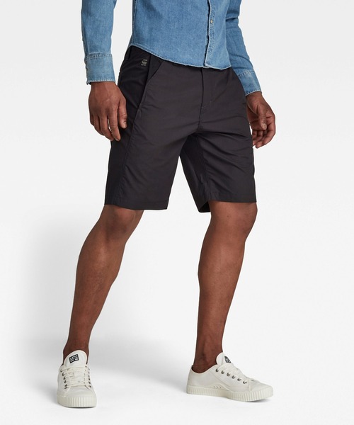 G-STAR（ジースター）の「WORKER CHINO POPLIN SHORTS（チノパンツ・メンズ・ベージュ系その他/ブラック・32inch/30inch/28inch/34inch/33inch/36inch/29inch/31inch）」の2枚目の写真