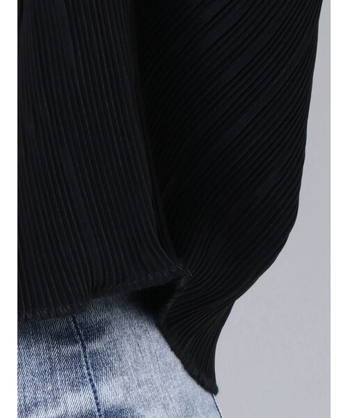 EMODA（エモダ）の「プリーツボックスタンクトップ（Tシャツ/カットソー・レディース・ベージュ/イエロー/ブルー/ブラック・FREE）」の19枚目の写真