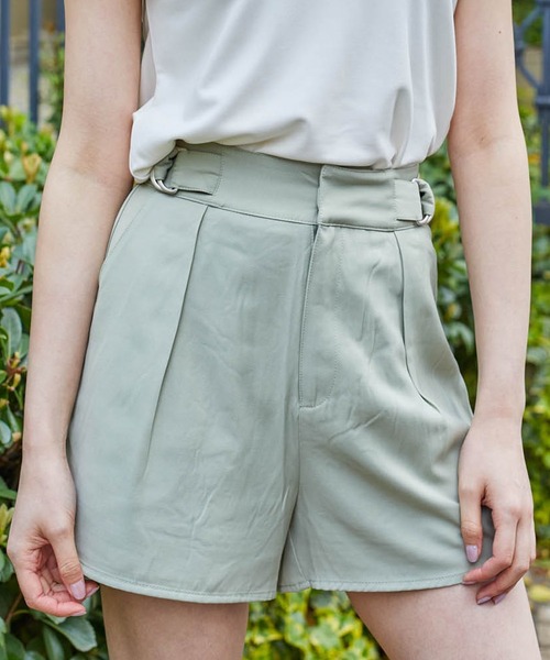 LIPSERVICE（リップサービス）の「サイドベルトショートパンツ（その他パンツ・レディース・ブラウン/グリーン/ライトベージュ・S/M）」の3枚目の写真