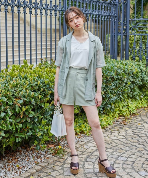 LIPSERVICE（リップサービス）の「サイドベルトショートパンツ（その他パンツ・レディース・ブラウン/グリーン/ライトベージュ・S/M）」の8枚目の写真