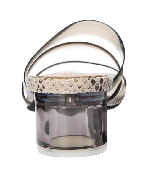 koe(コエ)の「チューブストラップクリアヒールサンダル*(サンダル・レディース・A/ホワイト/その他6・L/S/M)」の7枚目の写真