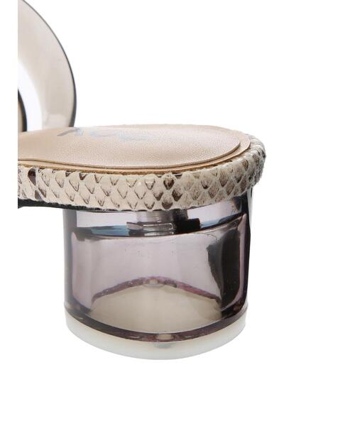 koe(コエ)の「チューブストラップクリアヒールサンダル*(サンダル・レディース・A/ホワイト/その他6・L/S/M)」の10枚目の写真