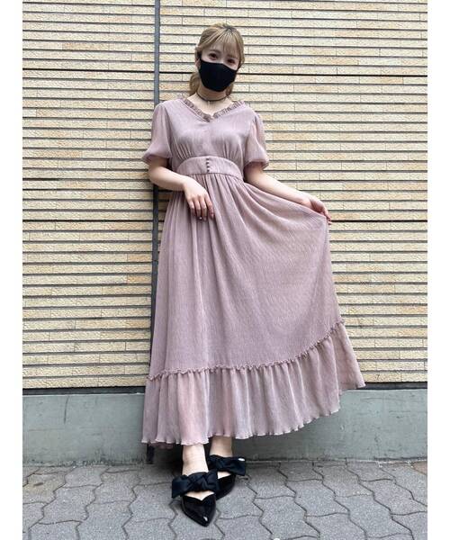 EATME ローズリボンワンピース EATME（イートミー）の「ローズフラワープリントワンピース