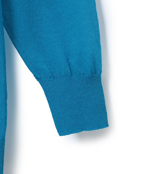 BATONER（バトナー）の「【BATONER】別注SEE THROUGH CARDIGAN（カーディガン/ボレロ・レディース・ブルー/ベージュ・1）」の7枚目の写真