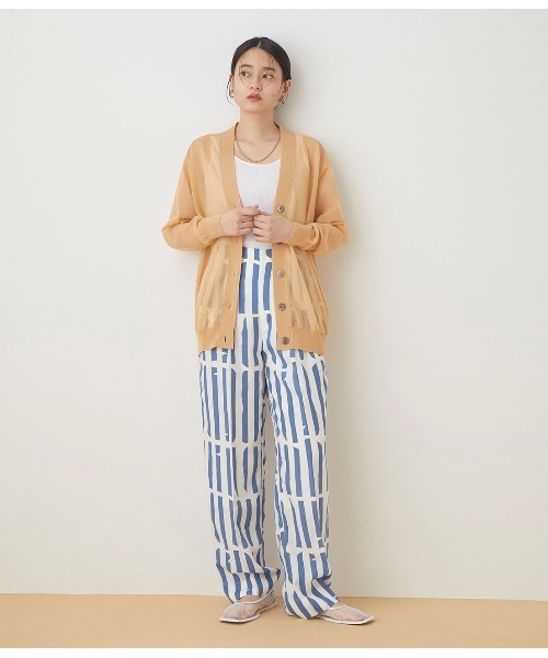 BATONER（バトナー）の「【BATONER】別注SEE THROUGH CARDIGAN（カーディガン/ボレロ・レディース・ブルー/ベージュ・1）」の14枚目の写真