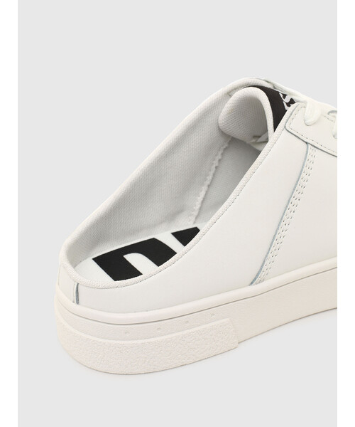 DIESEL（ディーゼル）の「レディース カウレザー ミュール スニーカー（スニーカー・レディース・ホワイト/ピンク・38/39/35/36/37）」の6枚目の写真