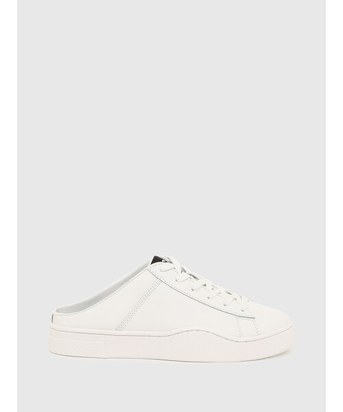 DIESEL（ディーゼル）の「レディース カウレザー ミュール スニーカー（スニーカー・レディース・ホワイト/ピンク・38/39/35/36/37）」の7枚目の写真